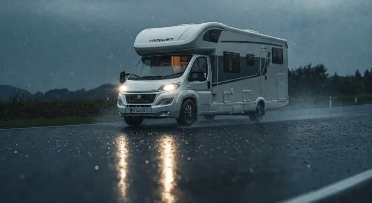 Aquaplanagem de motorhome