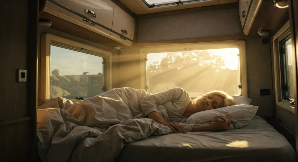 Dormindo em motorhome