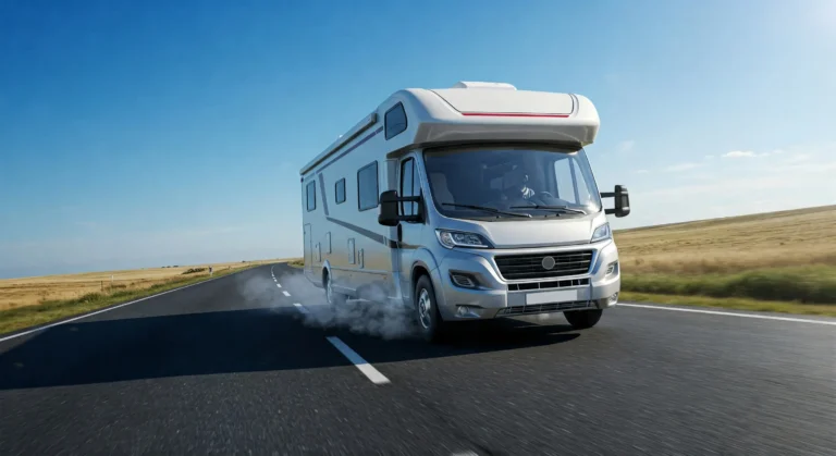 Freios do motorhome superaquecimento