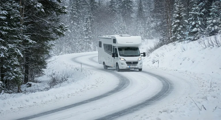 Motorhome no inverno