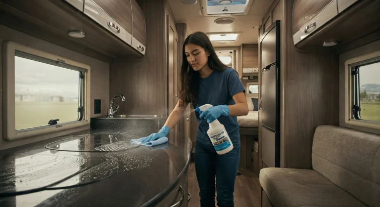 spray motorhome