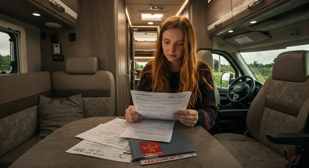 documentação do motorhome