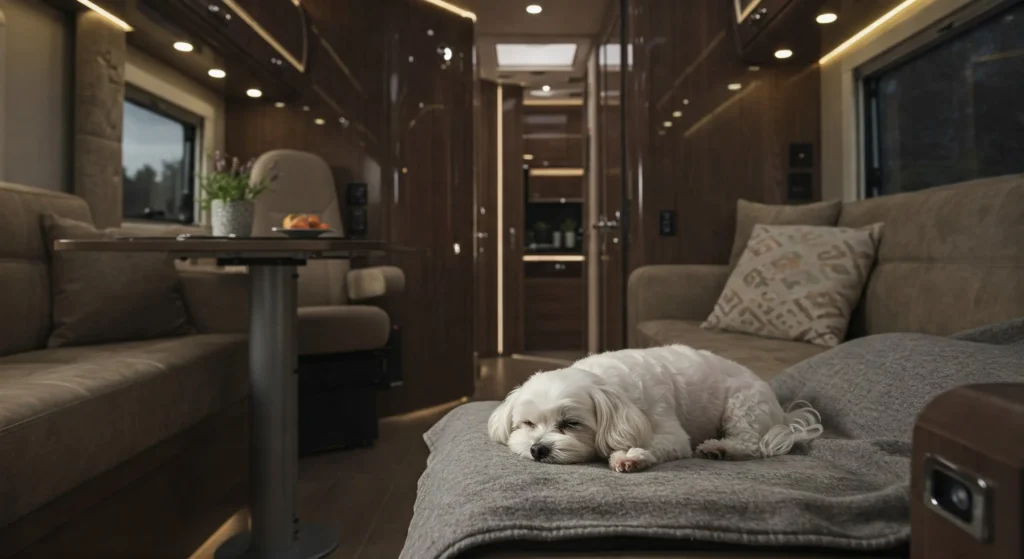 motorhome dormindo